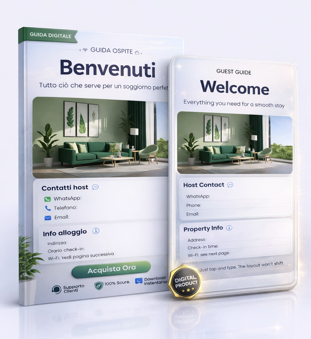 Host Welcome Bundle (EN + IT)