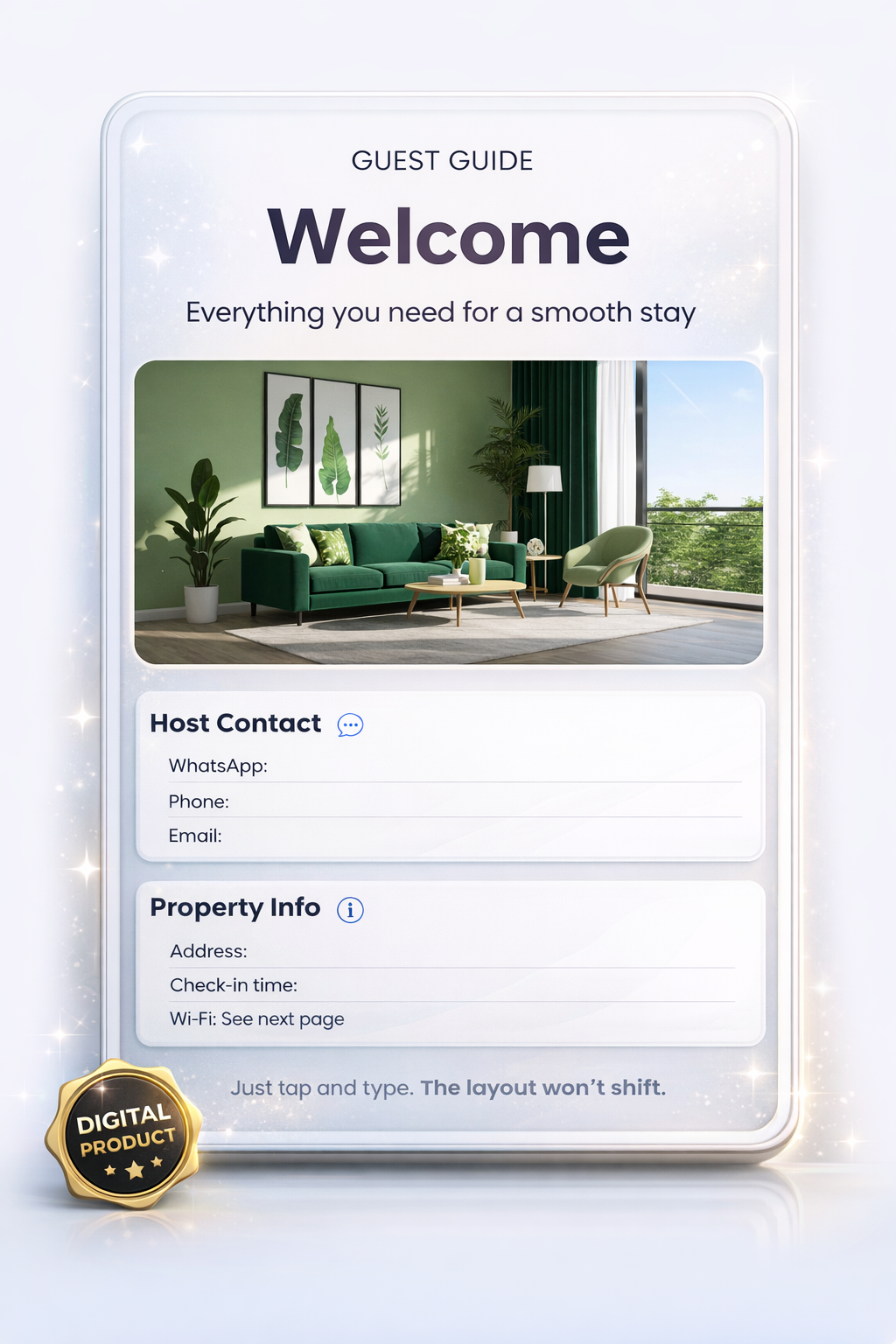 Airbnb & Booking Host Welcome Book Bundle (EN)