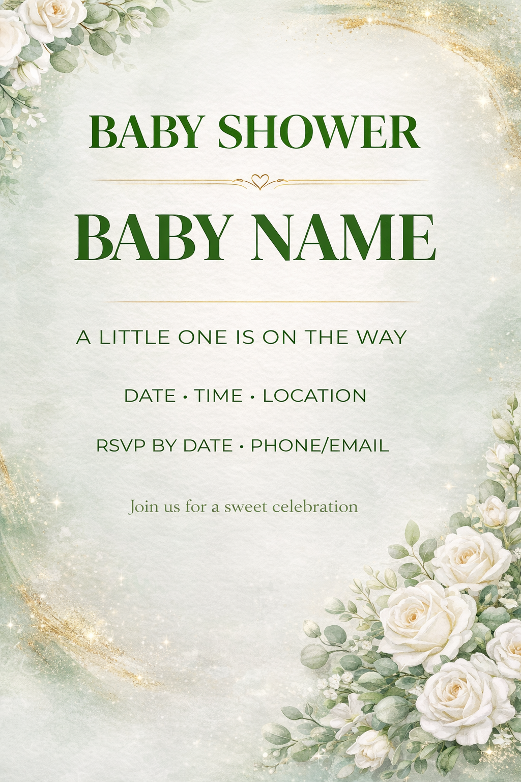 Spring Garden Baby Shower Bundle