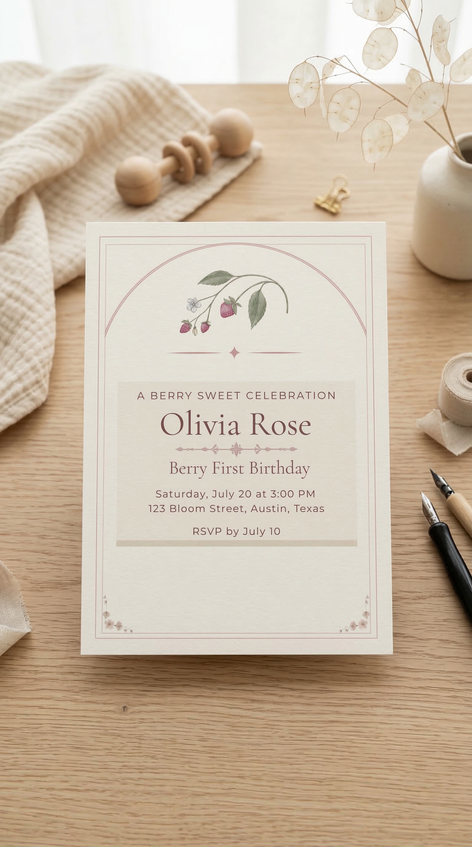 Berry Sweet Theme - Styled